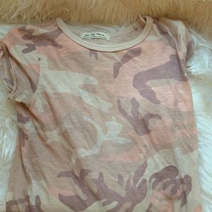 Pink camo T-shirt